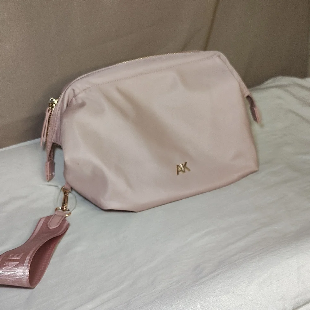 Anne Klein Soft Pink Cosmetic Bag